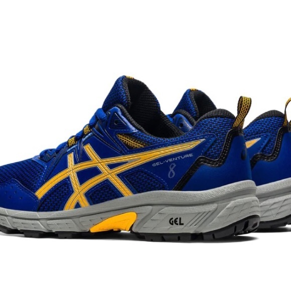 ASICS Gel Venture 8 GS Children Shoes Monaco Blue / Sunflower - Picture 2 of 10